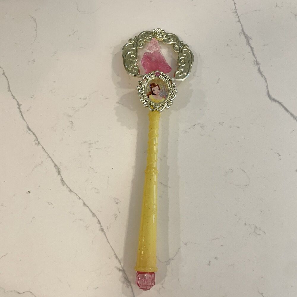 Disney Princess Beauty And The Beast Belle Explore Your World Wand Jewel Spin